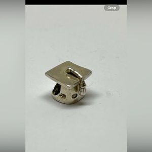 Reflections Antique Finish Graduation Cap Bead Charm